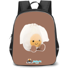 Jellycat Food and Drinks Backpack StudentPack - Boiled Egg Bride Portrait