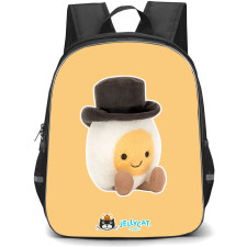 Jellycat Food and Drinks Backpack StudentPack - Boiled Egg Groom Portrait