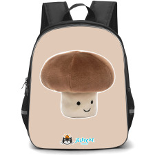 Jellycat Food and Drinks Backpack StudentPack - Vegetable Mushroom Portrait