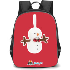 Jellycat Objects Backpack StudentPack - Folly Snowman Portrait