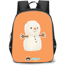 Jellycat Objects Backpack StudentPack - Little Snowman Portrait