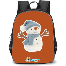Jellycat Objects Backpack StudentPack - Sammie Snowman Portrait