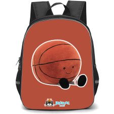 Jellycat Sports Backpack StudentPack - Basketball Portrait