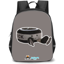Jellycat Sports Backpack StudentPack - Ice Hockey Puck Portrait