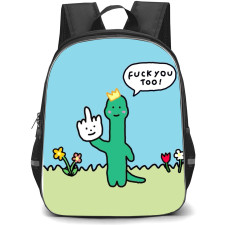 Joguman Brachio Backpack StudentPack - Brachio Fcuk You Drawing Art Poster
