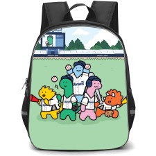 Joguman Backpack StudentPack - Joguman Characters Baseball Team Illustration Art Poster
