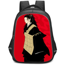 Jujutsu Kaisen Geto Suguru Backpack StudentPack - Geto Suguru Side Portrait On Red Background