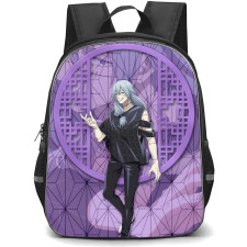 Jujutsu Kaisen Mahito School Backpack StudentPack - Mahito Portrait Pattern Art Background