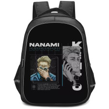 Jujutsu Kaisen Nanami Kento Backpack StudentPack - Nanami Kento Introduction On Black Background