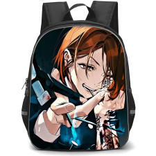 Jujutsu Kaisen Nobara Kugisaki School Backpack StudentPack - Nobara Kugisaki Side Portrait Smiling