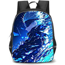 Jujutsu Kaisen Satoru Gojo School Backpack StudentPack - Satoru Gojo Side Portrait Glass Background