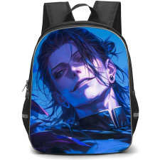 Jujutsu Kaisen Suguru Geto School Backpack StudentPack - Suguru Geto Smiling Portrait Blue Background