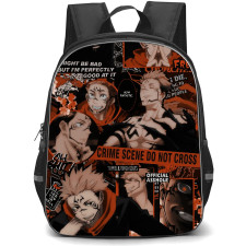 Jujutsu Kaisen Sukuna Backpack StudentPack - Sukuna Fierce Collage