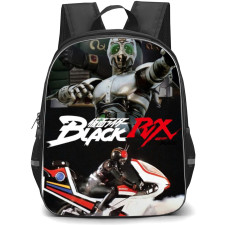 Kamen Rider Black Backpack StudentPack - Characters Riding Motorcycle