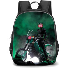 Kamen Rider Black Backpack StudentPack - Riding Motorcycle Portrait