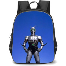 Kamen Rider Black Backpack StudentPack - Black Shadow Rider Armor Portrait In Sky Background