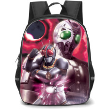 Kamen Rider Backpack StudentPack - Black And Shadow Fighting Poster