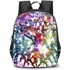 Kamen Rider Backpack StudentPack - Characters Fight Collage Poster