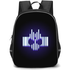 Kamen Rider Decade Backpack StudentPack - Decade Head Logo In Black Background
