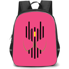 Kamen Rider Decade Backpack StudentPack - Decade Head Logo In Pink Background