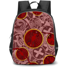 Kamen Rider OOO Backpack StudentPack - OOO Avian Group Core Medal Collage
