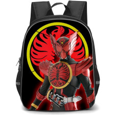 Kamen Rider OOO Backpack StudentPack - OOO Super Tajadol Combo Portrait In Logo Background