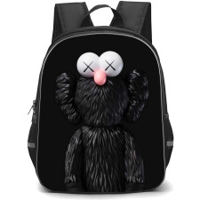 Kaws School Backpack StudentPack - Black BFF Portrait