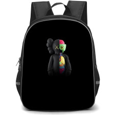 Kaws School Backpack StudentPack - Black Companion Dissected