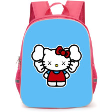 Kaws Backpack StudentPack - Kaws Hello Kitty Sticker