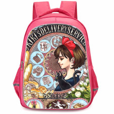 Kiki's Delivery Service Backpack StudentPack - Kiki's Delivery Service Hayao Miyazaki Art Anime Poster