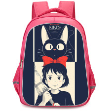 Kiki's Delivery Service Backpack StudentPack - Kiki's Delivery Service Kiki Jiji Illustration Art Poster