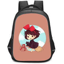 Kiki's Delivery Service Backpack StudentPack - Kiki's Delivery Service Chibi Art Poster