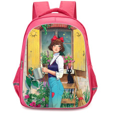 Kiki's Delivery Service Kiki Backpack StudentPack - Kiki Gardening Drawing Poster
