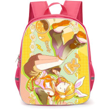 Kagamine Rin & Len Backpack StudentPack - Kagamine Rin & Len Kagamine Rin Candy Food Background