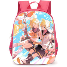 Kagamine Rin & Len Backpack StudentPack - Kagamine Rin & Len Swinging Portrait Sky Background