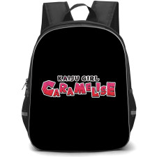 Kaiju Girl Caramelise Backpack School Bag StudentPack - Kaiju Girl Caramelise Logo Sticker
