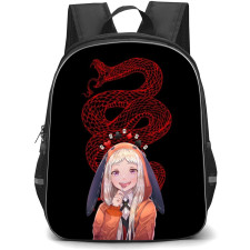 Kakegurui Runa Yomozuki Backpack StudentPack - Runa Yomozuki Lolipop Snake Background