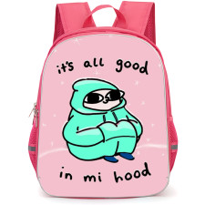 Ketnipz Backpack StudentPack - Ketnipz It All Good In Mi Hood Pink Background Poster
