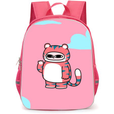Ketnipz Backpack StudentPack - Ketnipz Wear Cat Costume On Pink Background