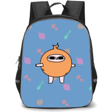 Ketnipz Backpack StudentPack - Ketnipz Wear Pumpkin Costume Minimalist Art On Purple Background