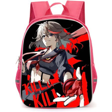 Kill La Kill Ryuko Matoi Backpack StudentPack - Kill La Kill Ryuko Matoi Anime Illustration Art On Black Background
