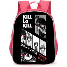 Kill La Kill Ryuko Matoi Backpack StudentPack - Kill La Kill Ryuko Matoi On Different Pose On Black Background