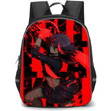 Kill La Kill Ryuko Matoi Backpack StudentPack - Kill La Kill Ryuko Matoi Red Illustration Anime Art Poster