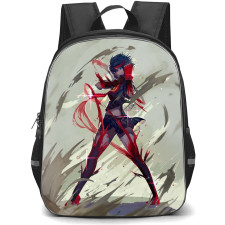 Kill La Kill Ryuko Matoi Backpack StudentPack - Kill La Kill Ryuko Matoi Standing Anime Drawing Poster