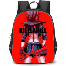 Kill La Kill Ryuko Matoi Backpack StudentPack - Kill La Kill Ryuko Matoi Standing Back On Red Background