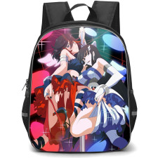 Kill La Kill Backpack StudentPack - Kill La Kill Ryuko Matoi And Kiryuin Satsuki Anime Art Poster