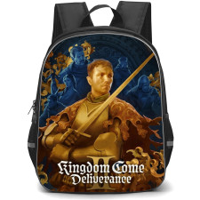 Kingdom Come Deliverance Backpack School Bag StudentPack - Kingdom Come Deliverance 2 Knight Game Cover Art