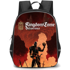 Kingdom Come Deliverance Backpack School Bag StudentPack - Kingdom Come Deliverance Holding Skull Game Poster