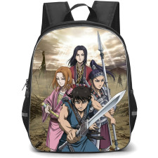 Kingdom Backpack School Bag StudentPack - Kingdom Characters Fighting Stance Fierce Portrait