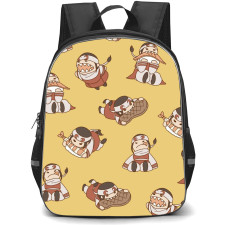 Kingdom Kyou Kai Backpack School Bag StudentPack - Kyou Kai Eating Meat Chibi Pattern